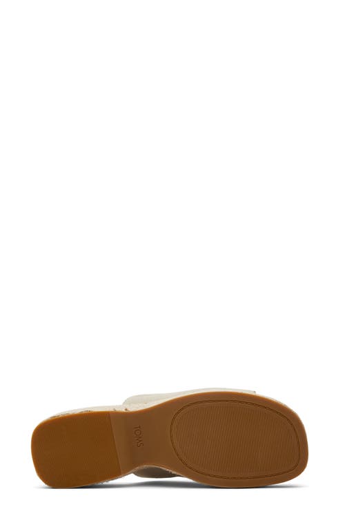 TOMS TOMS LAILAM ESPADRILLE PLATFORM SLIDE SANDAL 