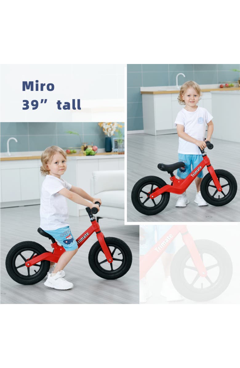 Trimate Toddler 12" Balance Bike, Alternate, color, Multicolored
