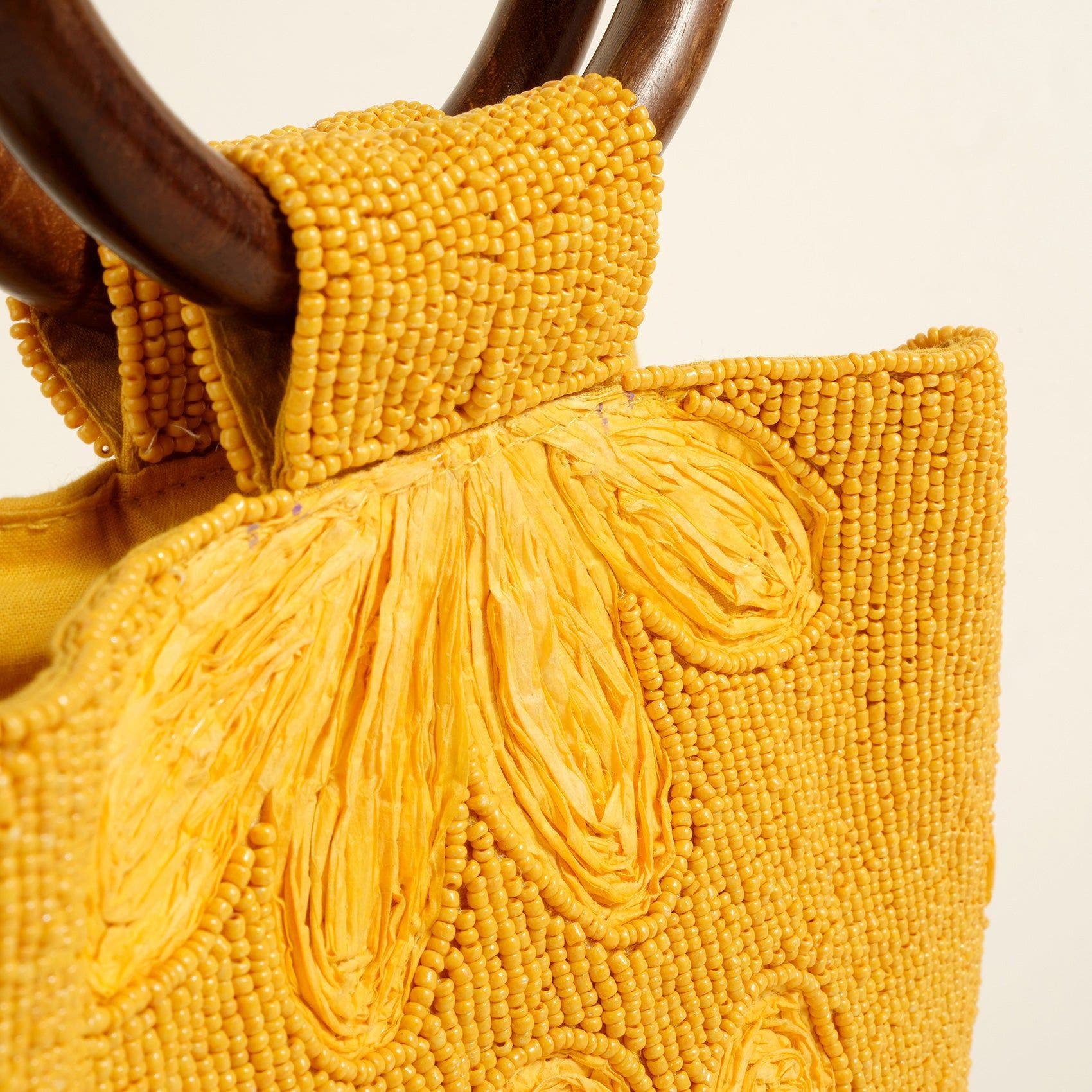 Zsa Zsa Zsu Delhi Raffia Cotton Tote Bag 11X7 In, Alternate, color, Orange