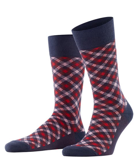 Smart Check Dress Socks (Men)