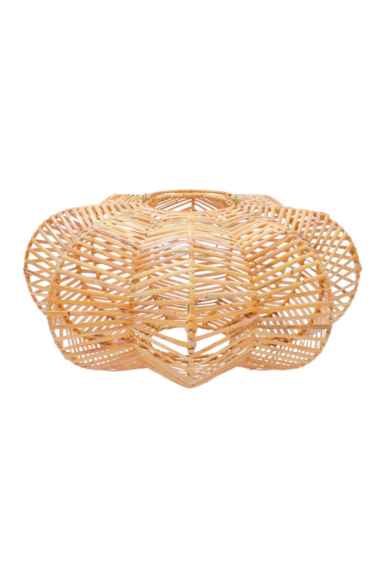Carambola Rattan Pendant Light, Main, color, Natural