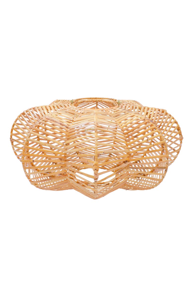 The Artisan & Company Carambola Rattan Pendant Light, Main, color, Natural