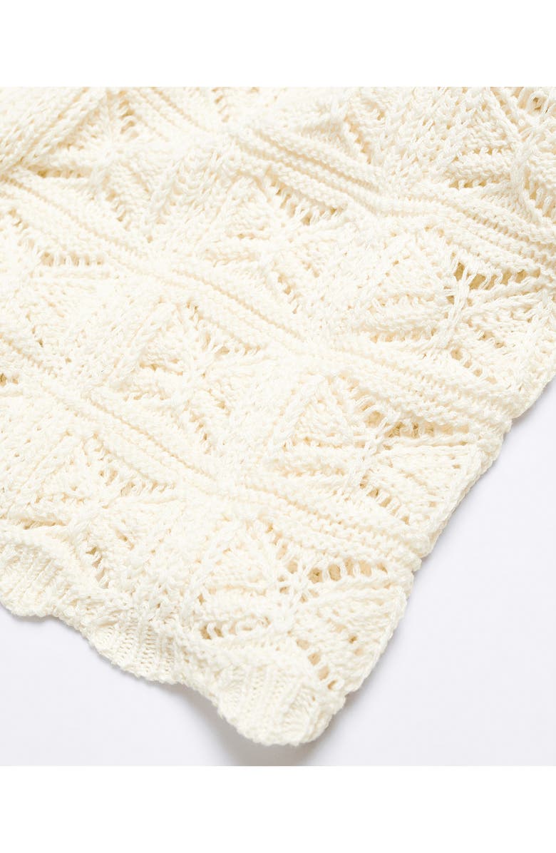 MANGO Open Stitch Crewneck Sweater, Alternate, color,