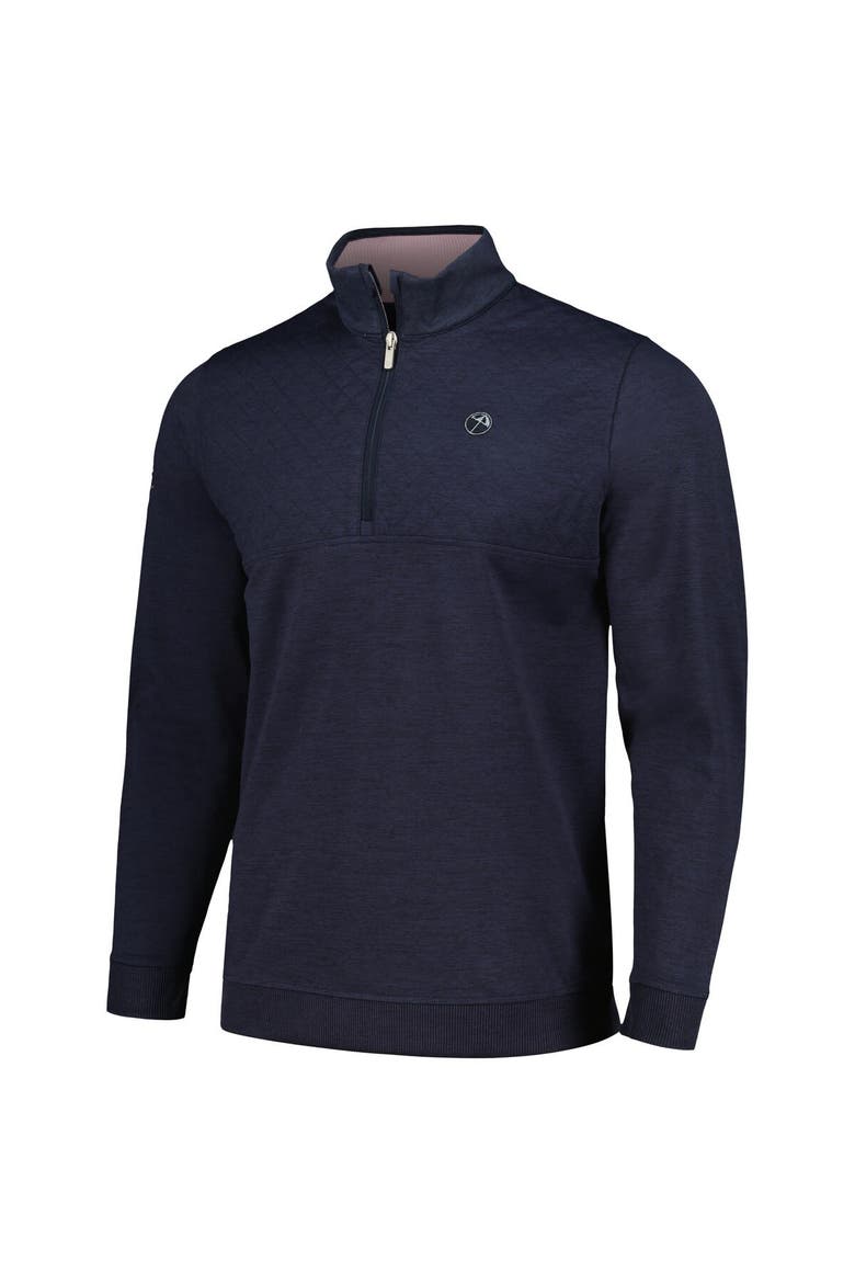 Men's Puma x Arnold Palmer Collection Navy Arnold Palmer Invitational Castle CLOUDSPUN Quarter-Zip Top, Alternate, color, Navy