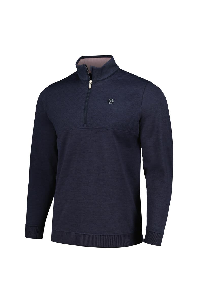 PUMA Men's Puma x Arnold Palmer Collection Navy Arnold Palmer Invitational Castle CLOUDSPUN Quarter-Zip Top, Alternate, color, Navy