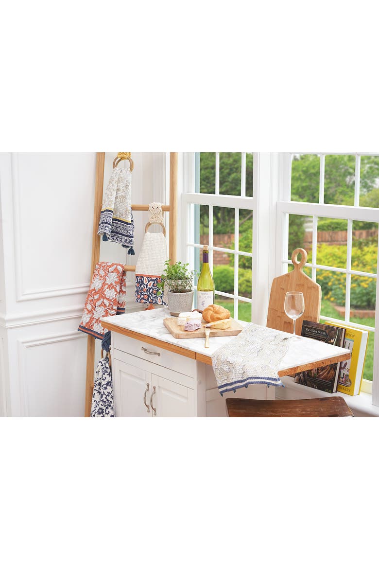 Natural Dishtowel Holder, Alternate, color, Beige