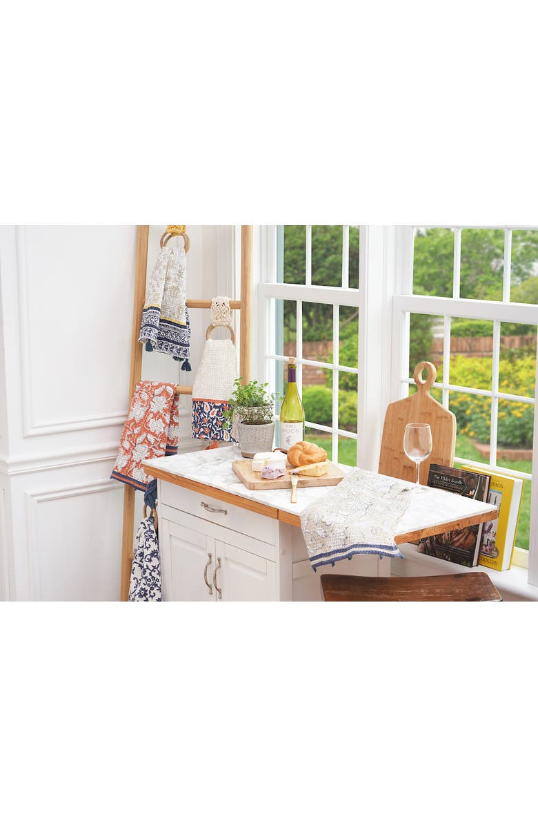 carol & frank Natural Kitchen Towel Holder, Alternate, color, Beige