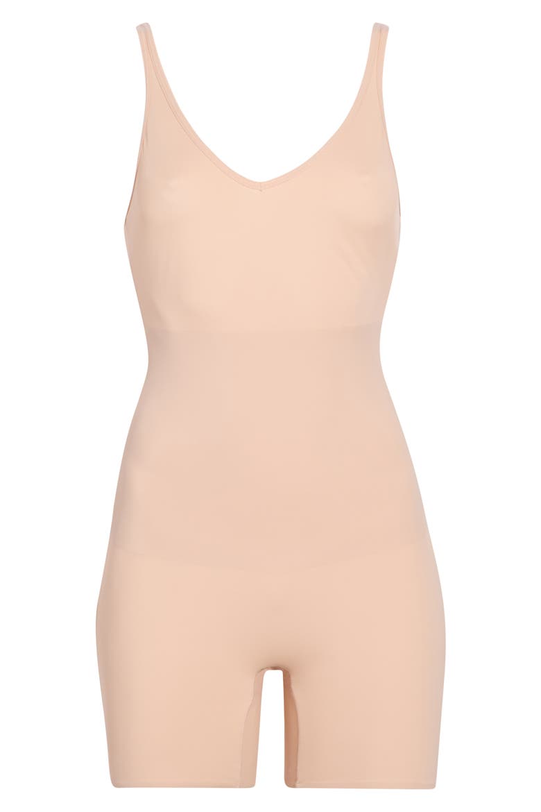 Laser Shaping Bodysuit, Alternate, color, TAN