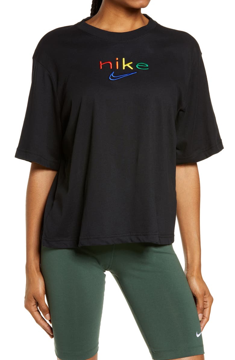 Nike Dri-FIT Embroidered Logo T-Shirt, Main, color,