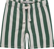 Stains and Stories by Babyface Stripe Print Sweatshorts