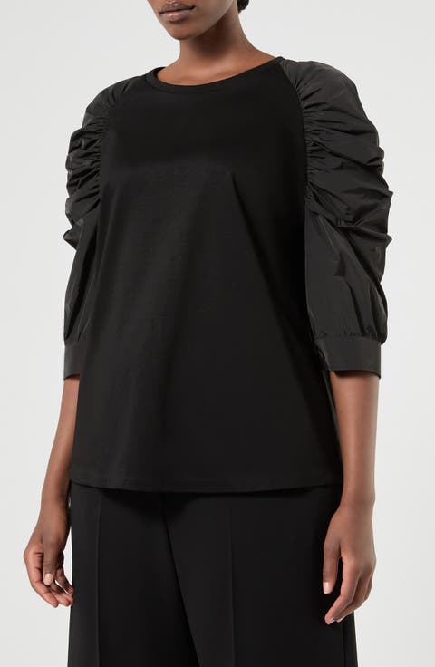 Fibbia Mixed Media Top