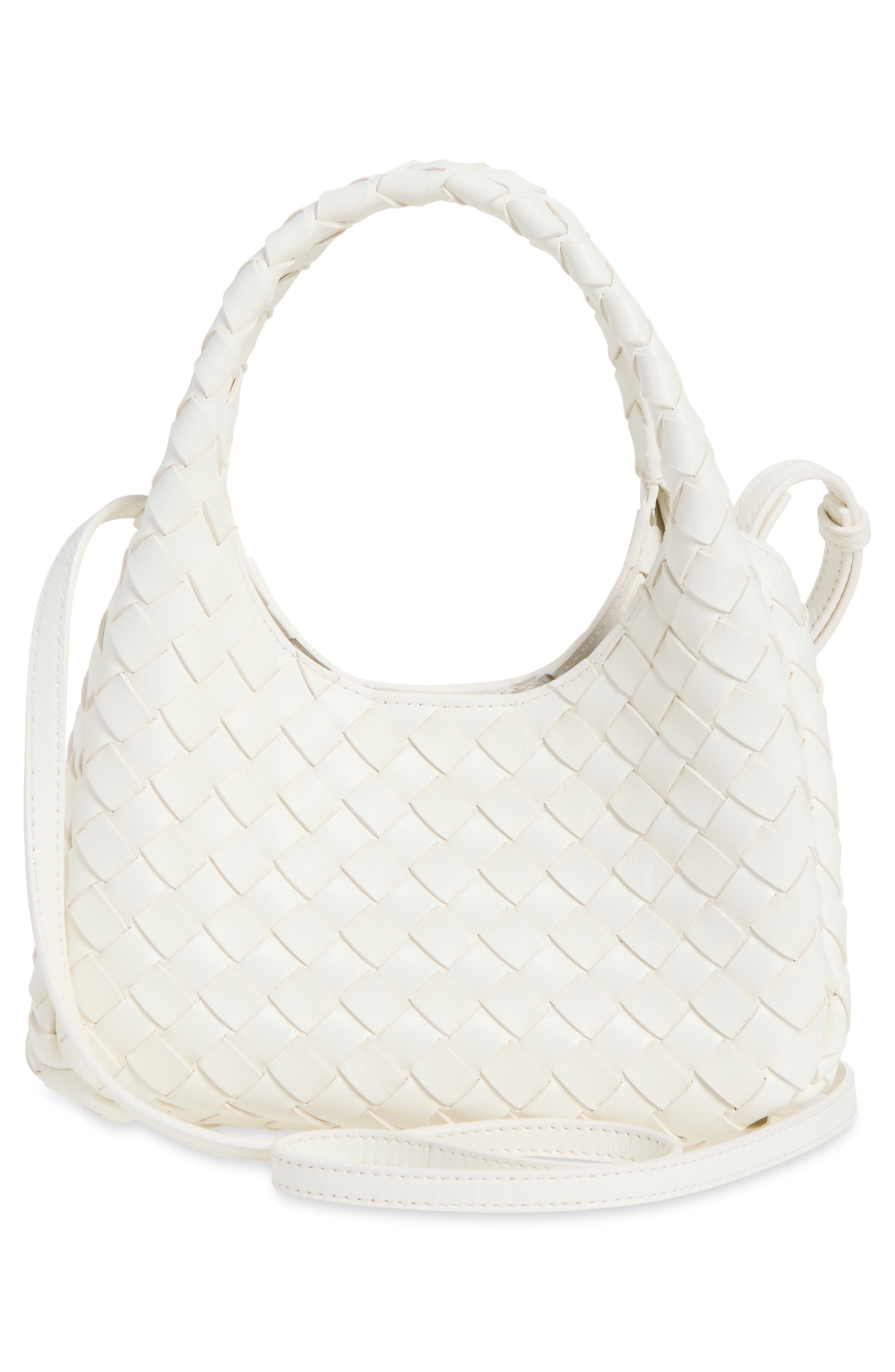 Baby Campana Intrecciato Leather Tote, Alternate, color, 9537 ALABASTER-MUSE BRASS
