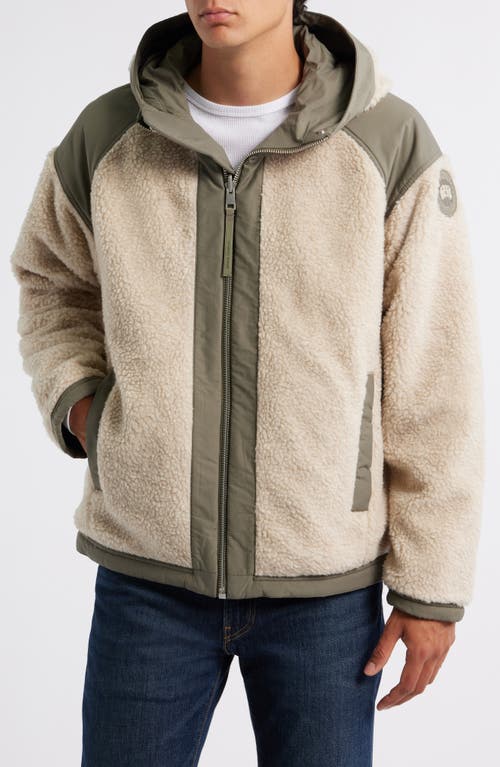 Canada Goose Alberini Reversible High Pile Fleece Bomber Jacket In Multi