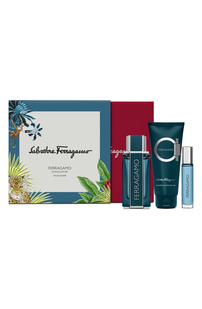 FERRAGAMO Intense Leather Eau de Parfum Set USD $159 Value, Main, color,