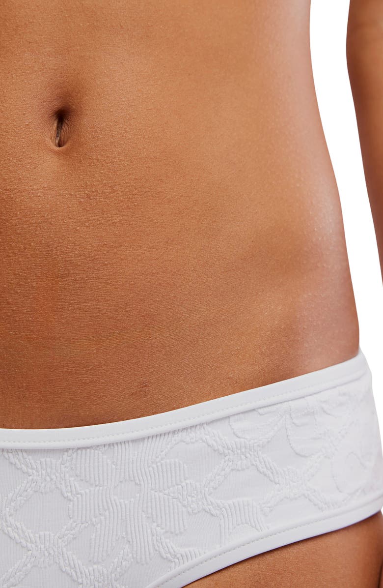 Free People Bayside Hipster Bikini Bottoms, Alternate, color, White