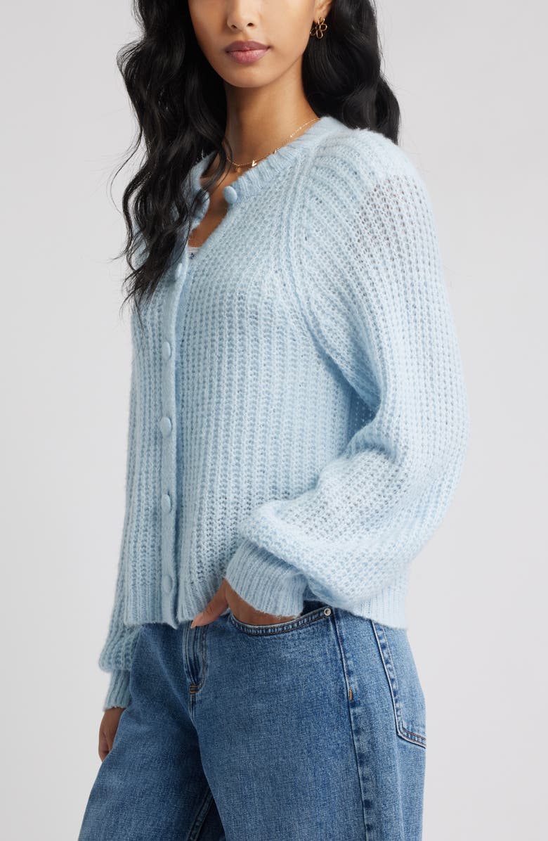 BP. Crewneck Cardigan, Alternate, color, Blue Skyride