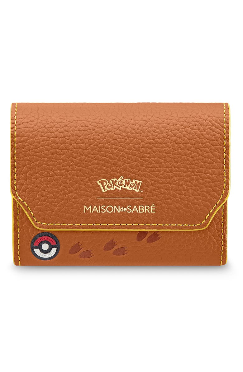 MAISON de SABRÉ Leather Trifold Wallet, Main, color, Pikachu