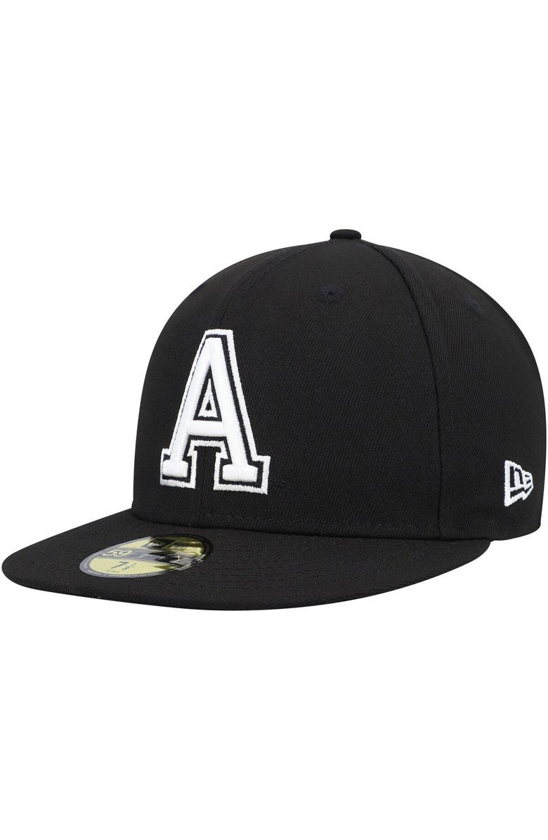 New Era Men's New Era Army Black Knights Black & White 59FIFTY Fitted Hat, Main, color, 