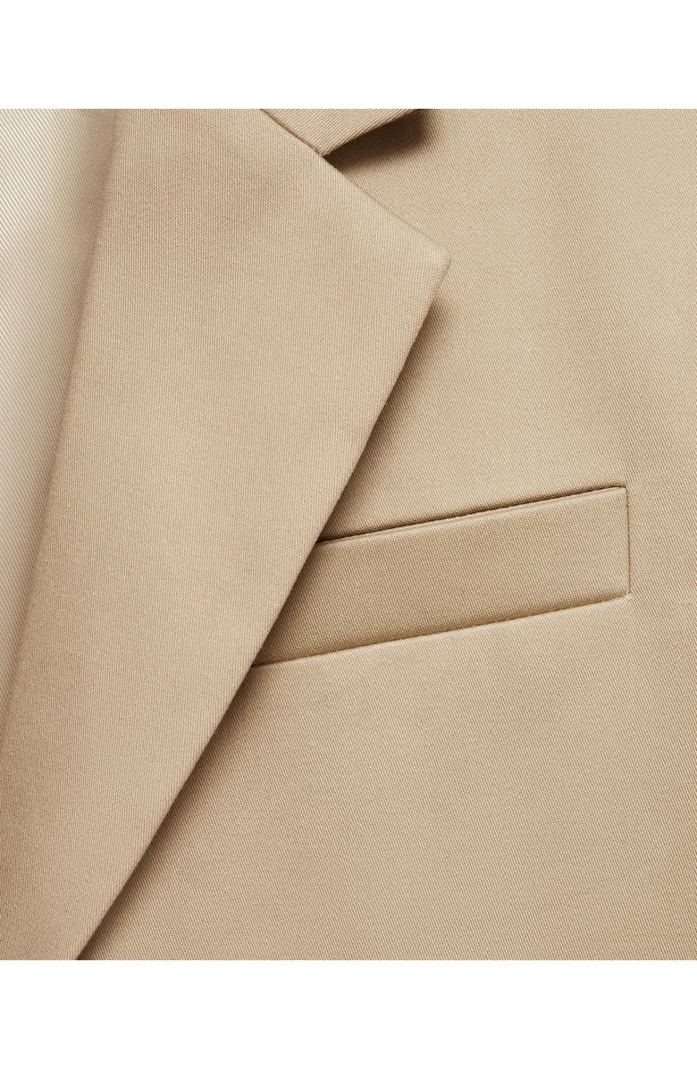 MANGO Straight Fit Cotton Coat, Alternate, color, 