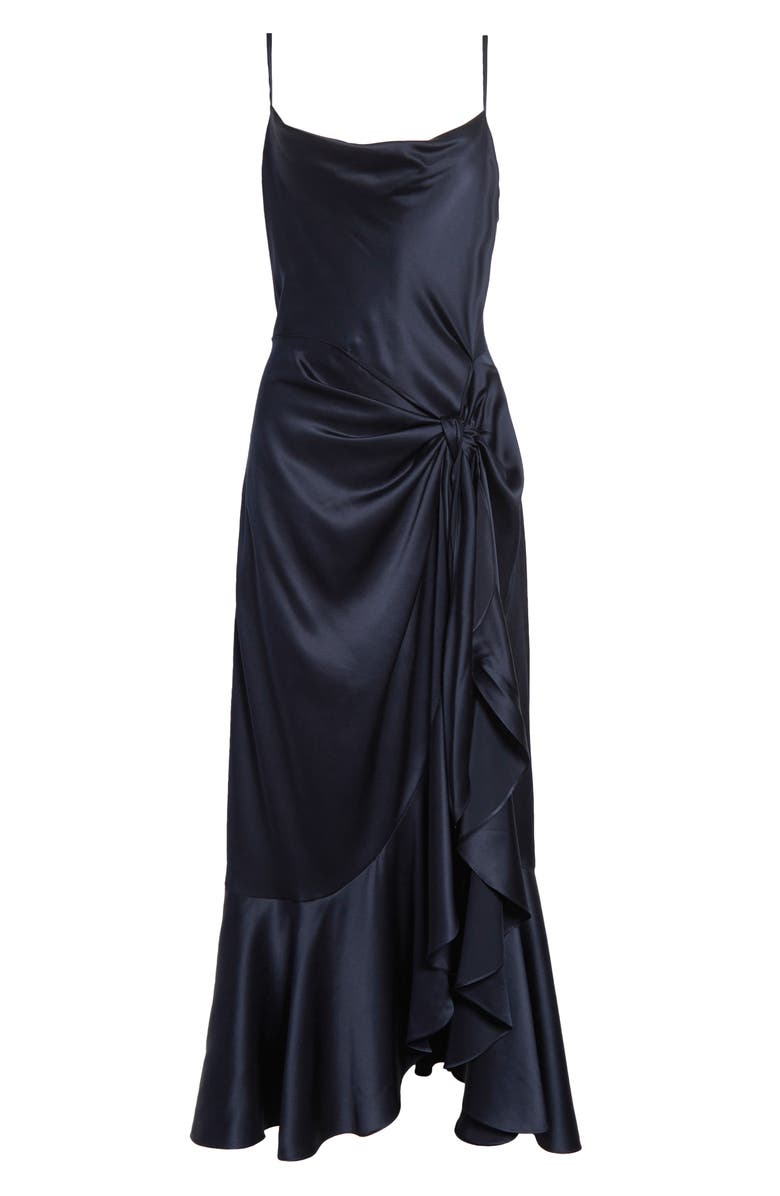 Cinq à Sept Vivienda Silk Dress, Alternate, color, Navy