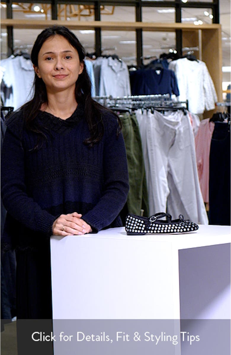 Zuri Stud Ballet Flat, sales video thumbnail