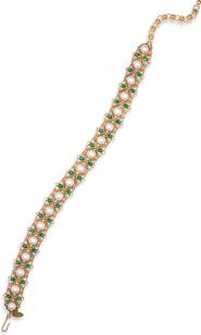 Kenneth Jay Lane Mixed Stone Choker Necklace