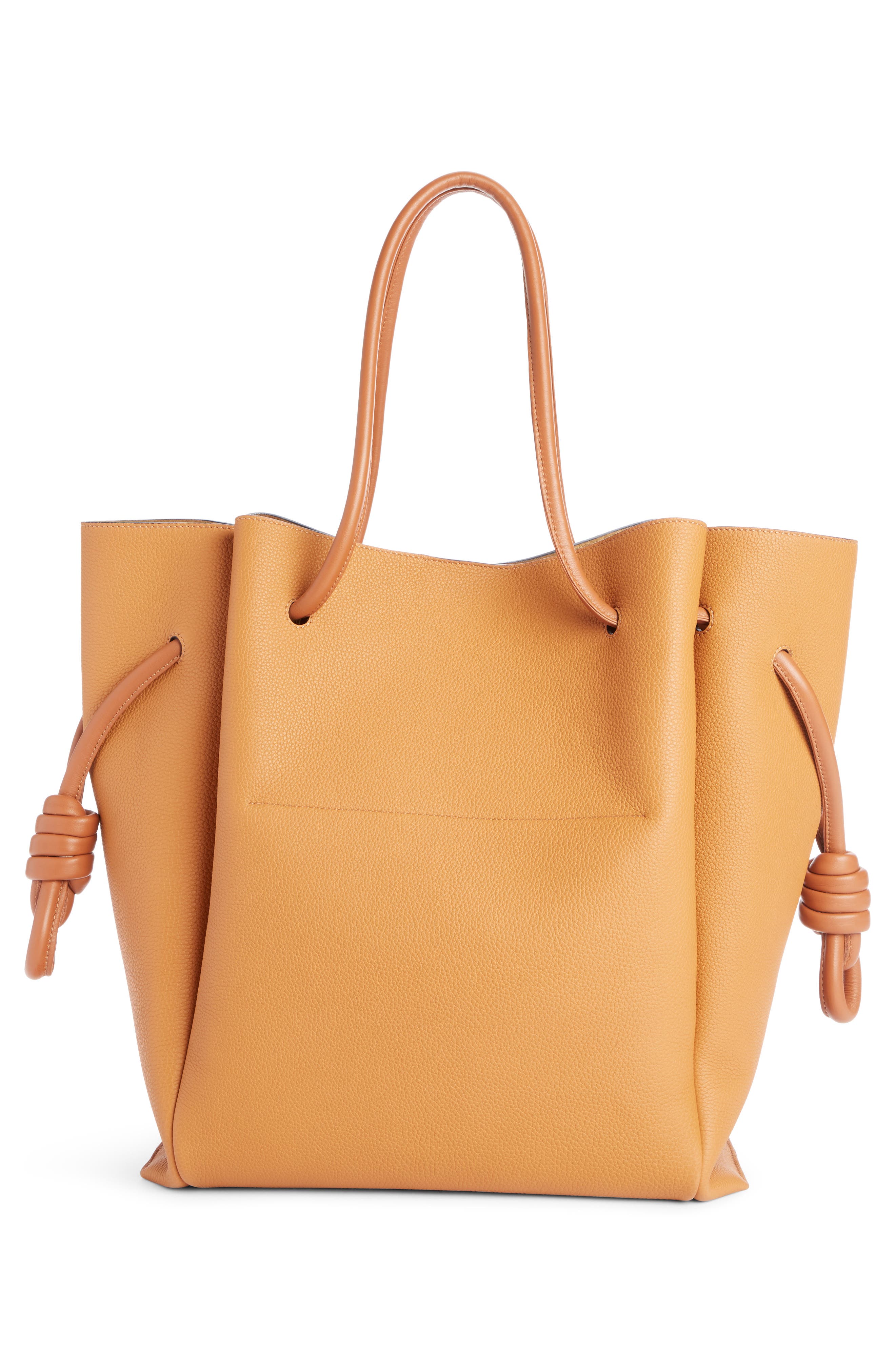 Loewe Flamenco Knot Leather Tote, Alternate, color, 