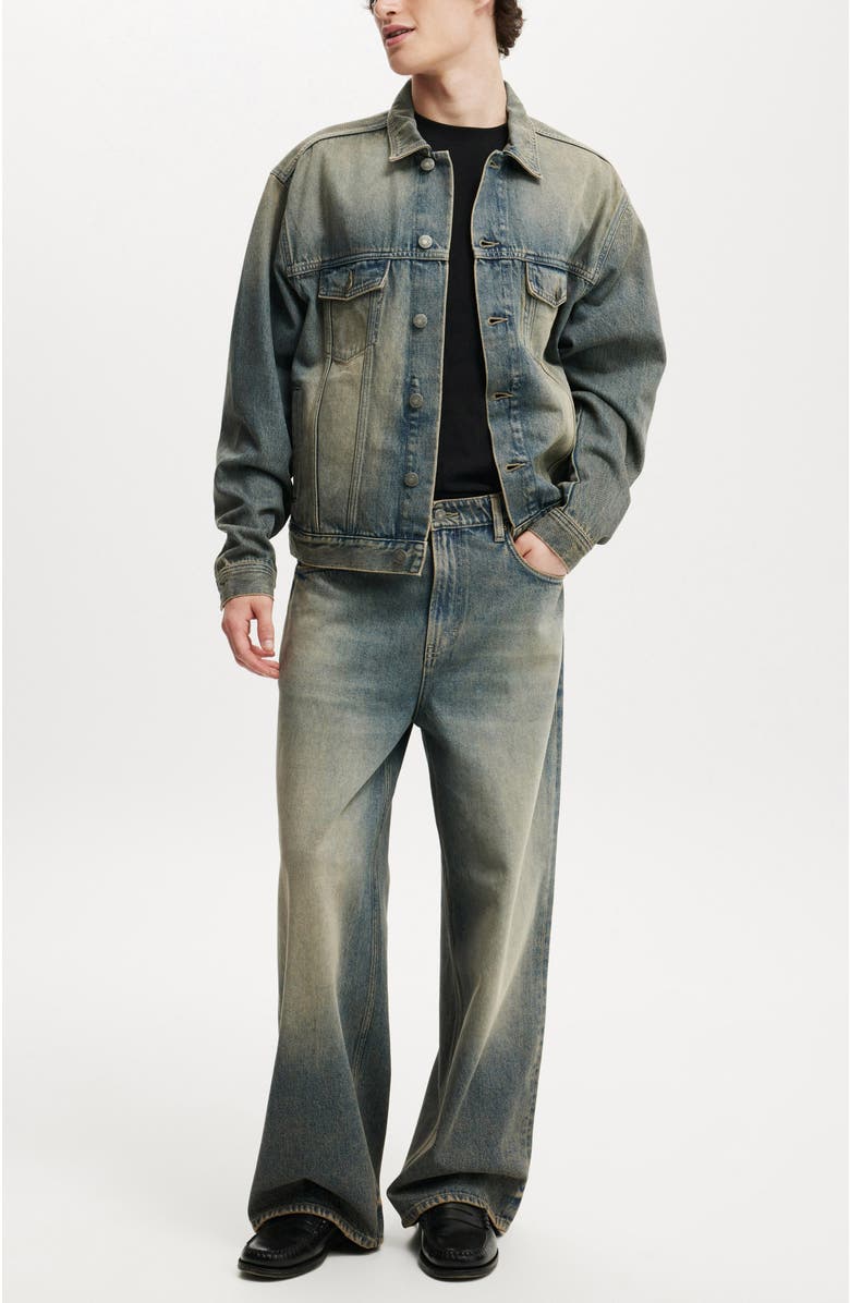 Cotton On Oversized Trucker Jacket, Alternate, color,