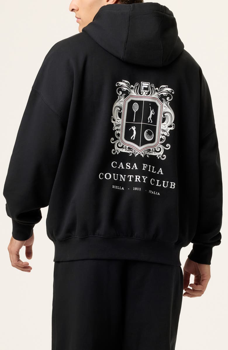 FILA Country Club Crest Embroidered Graphic Hoodie, Alternate, color, 