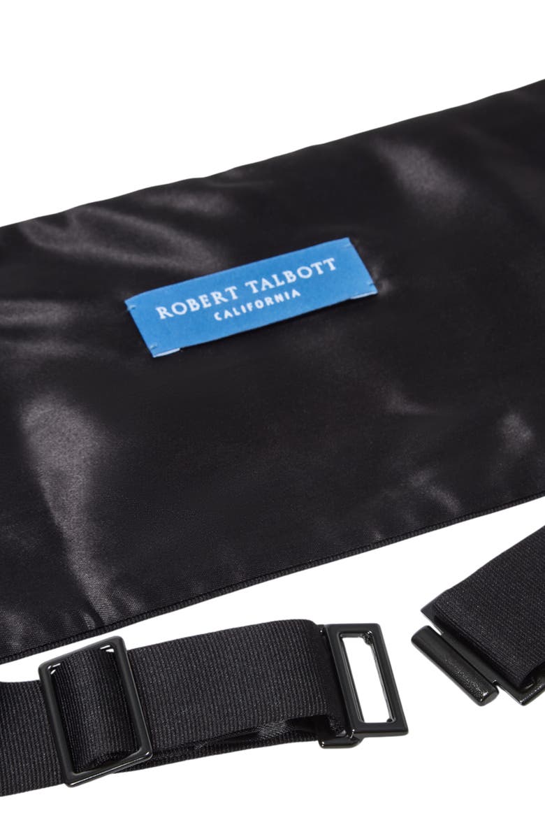 Baldwin Grosgrain Cummerbund, Alternate, color, Black