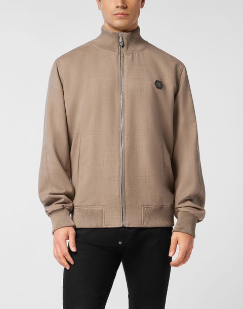 Wool Jacket Stripes Men