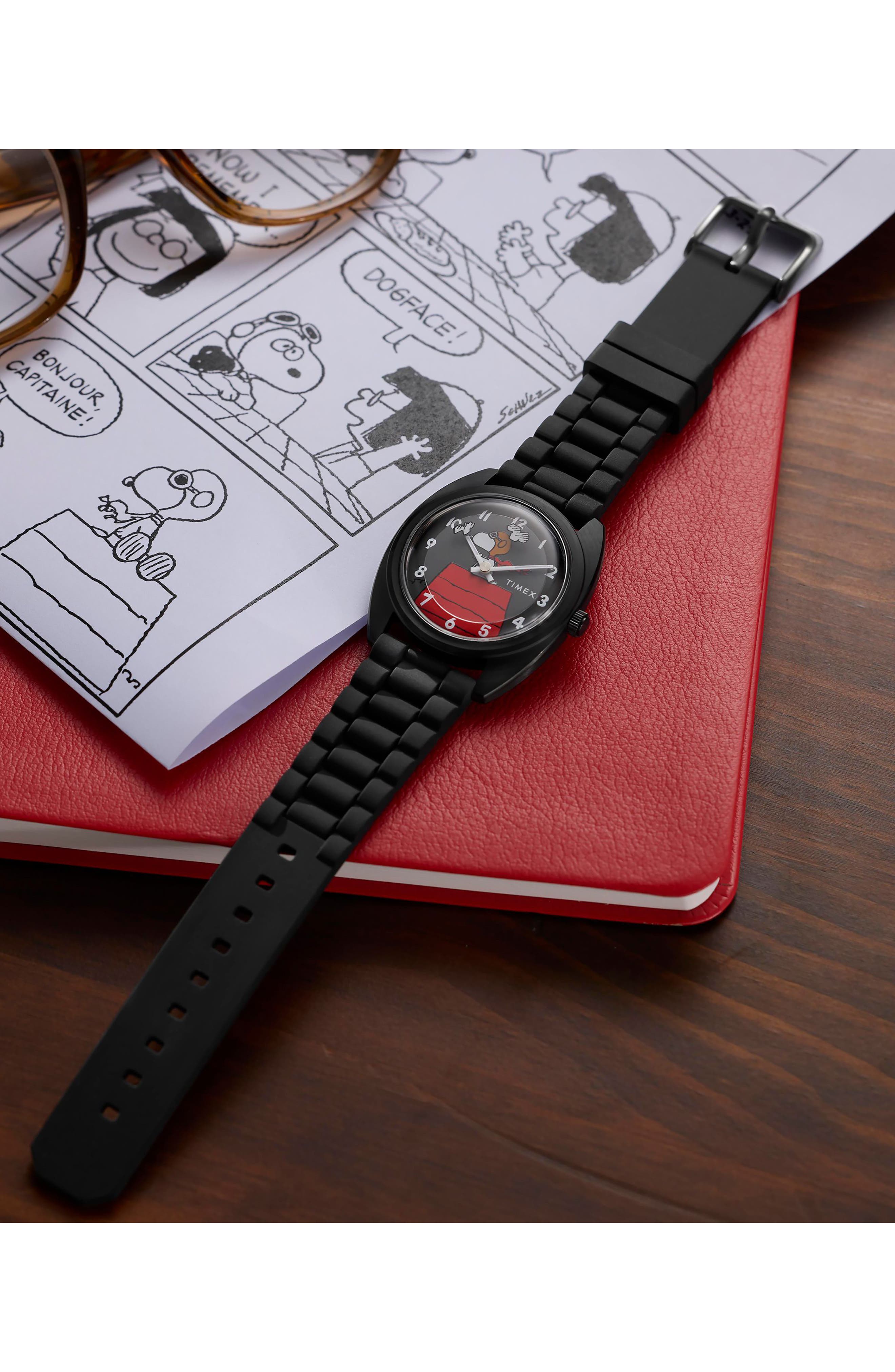 Timex® Peanuts® x Timex 1979 Reissue Inspired37mm Silicone Strap