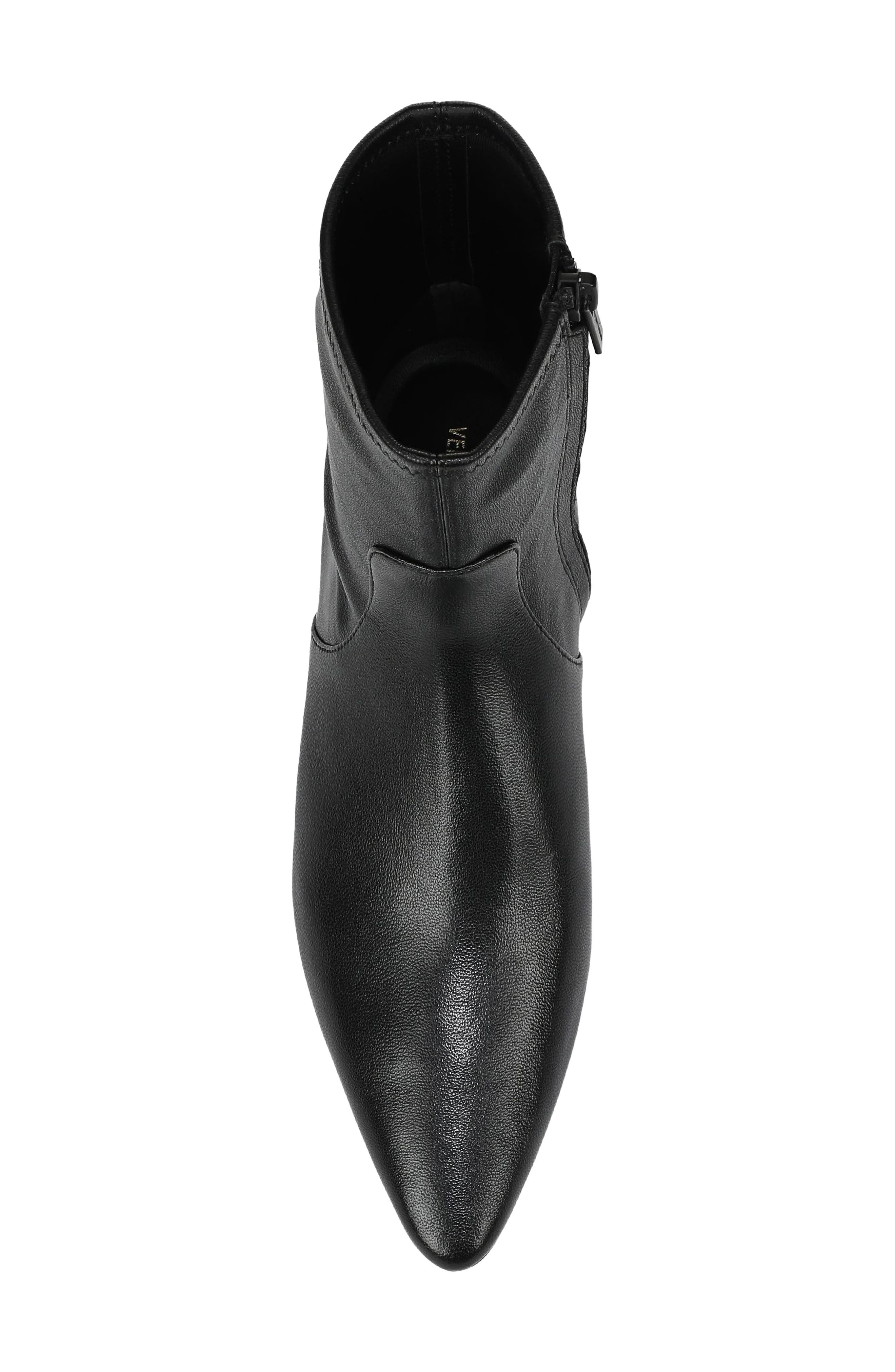 Glinda Leather Bootie, Alternate, color, BLACK NAPPA