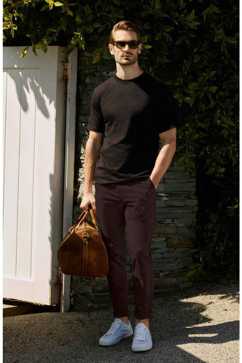 Jetsetter Tech Pant Straight Fit, Alternate, color, Bourbon Brown