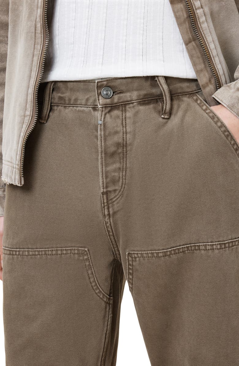 AllSaints Alva Canvas Carpenter Shorts, Alternate, color,