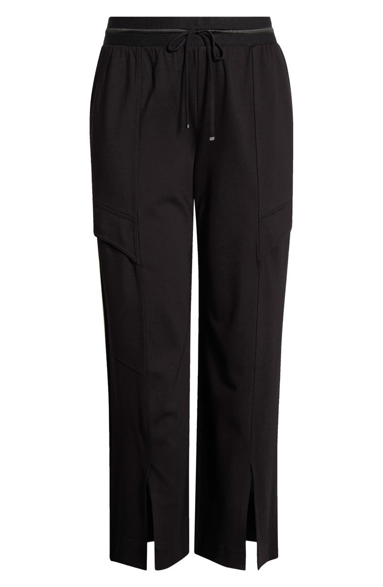 Wit & Wisdom Glider Skyrise Pull-On Wide Leg Pants, Alternate, color, Black