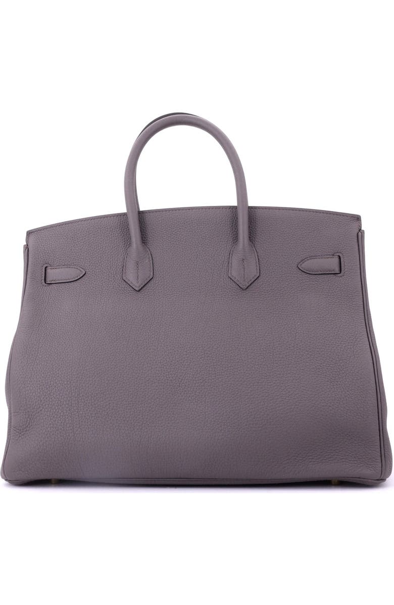 Pre-Owned Hermes Birkin Handbag Grey Togo with Gold Hardware 35, Alternate, color,