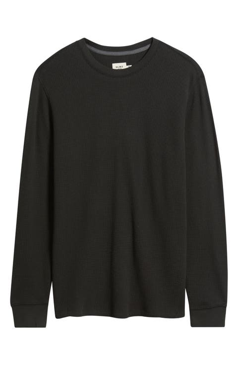 Waffle Thermal Crewneck T-Shirt