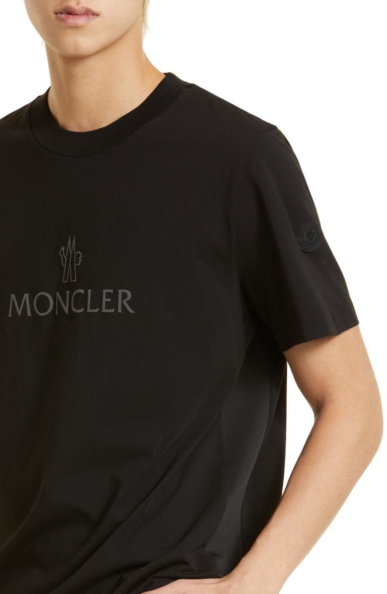 Moncler Logo Graphic Tee, Alternate, color, 