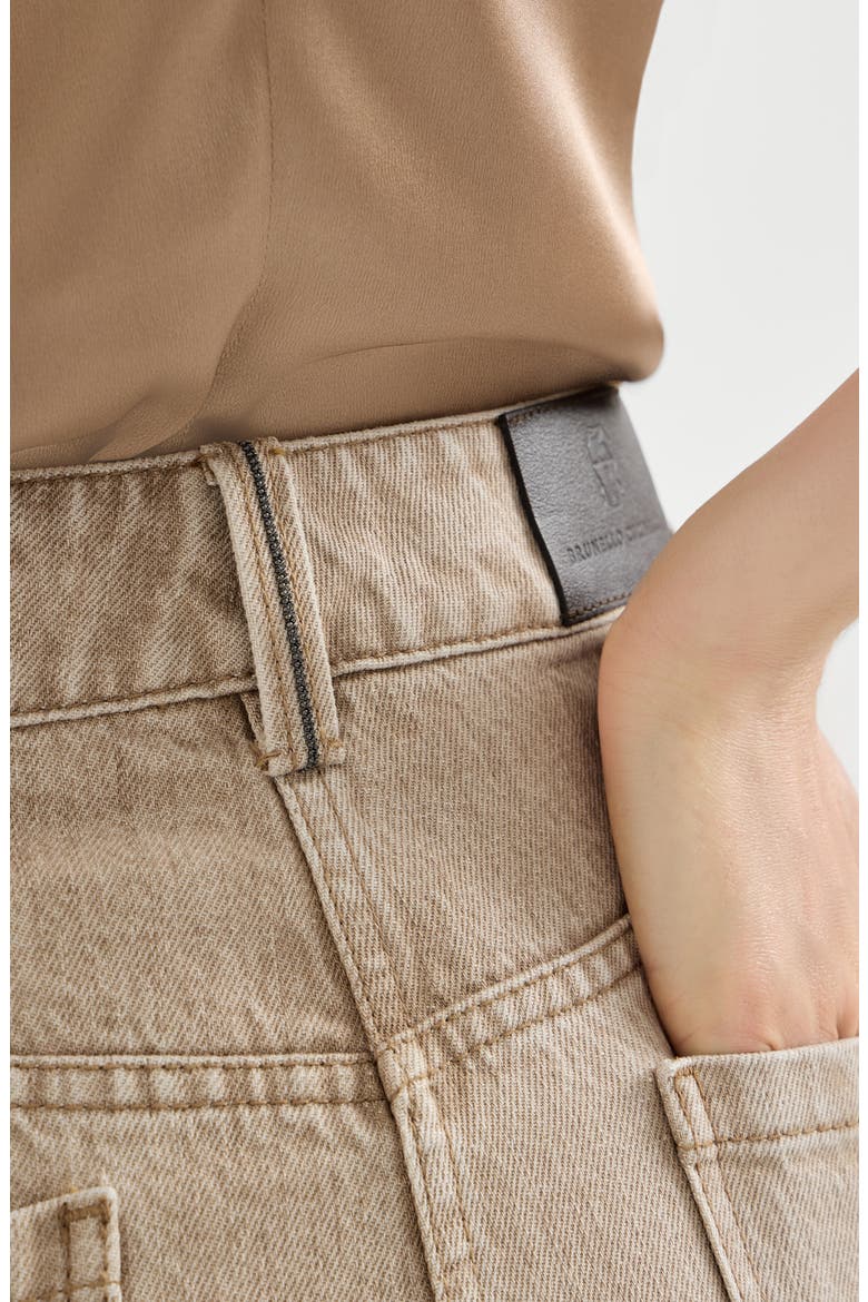 Authentic denim trousers, Alternate, color, Beige