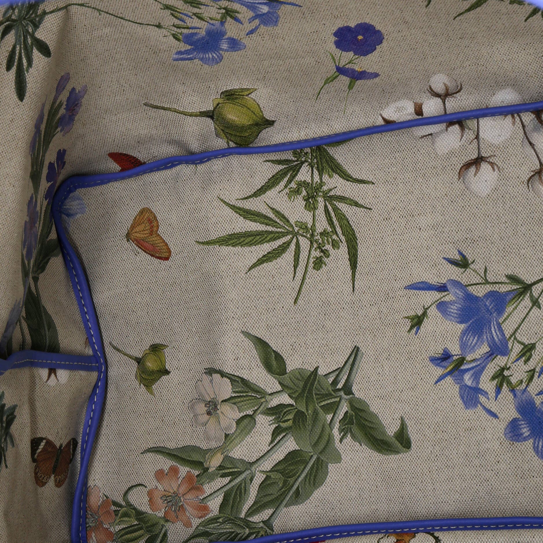 Pre-Owned Goyard Saint Louis Reversible Tote Coated Canvas and Printed Canvas GM, Alternate, color, Blue