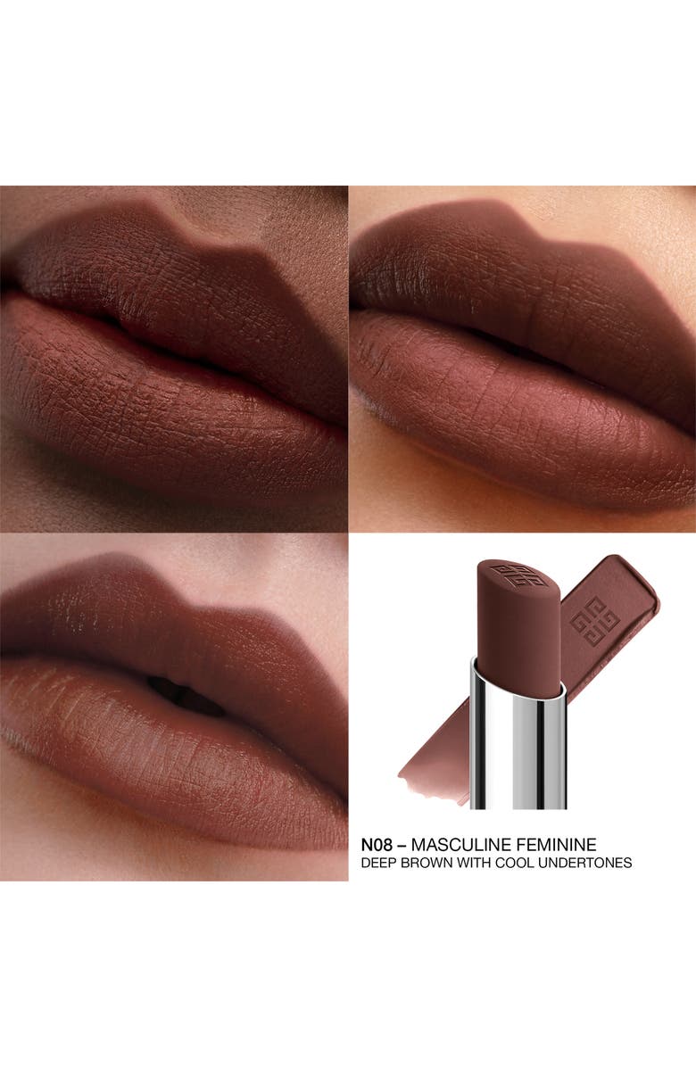 Givenchy Le Rouge Velvet Matte Long-Lasting Lipstick, Alternate, color, 08 Masculine Feminine