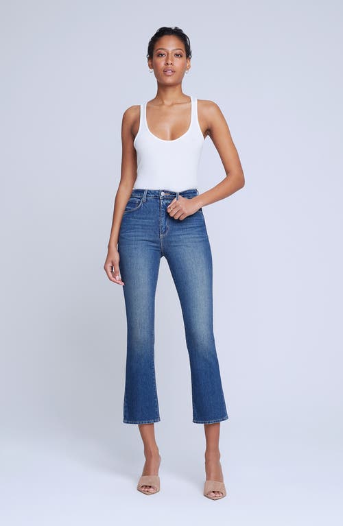 L Agence L'agence Mira Crop Micro Bootcut Jeans In Woodbridge