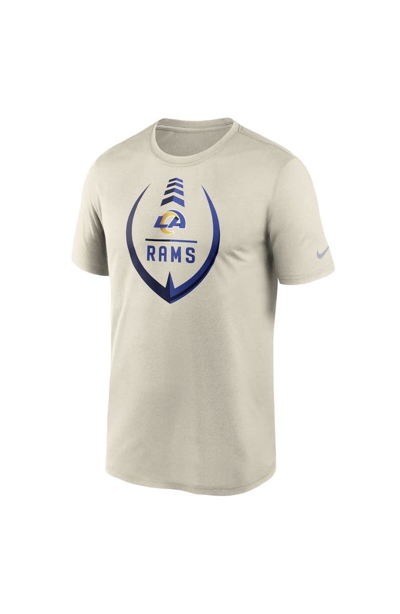 Nike Men's Nike Bone Los Angeles Rams Icon Legend Performance T-Shirt, Alternate, color, Cream