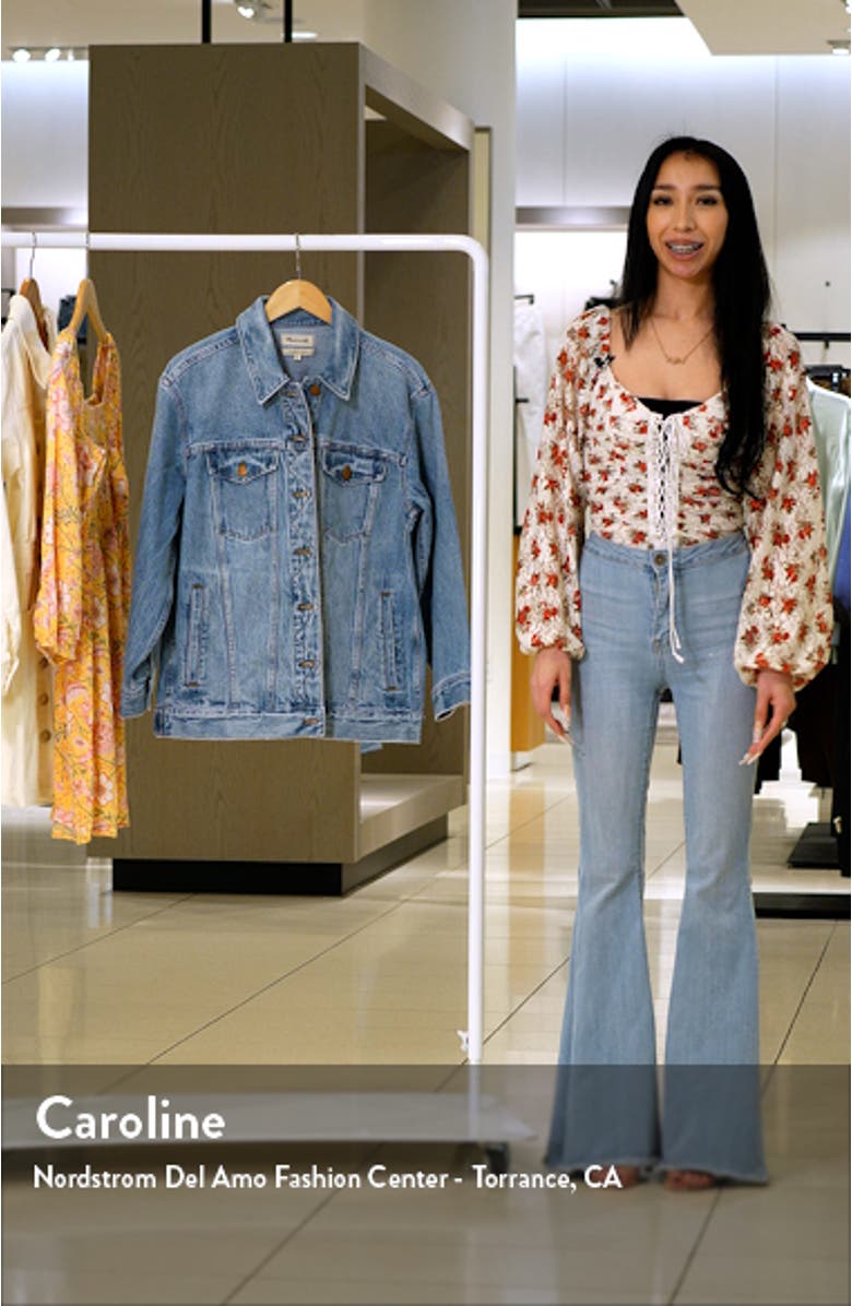 The Oversize Trucker Jean Jacket, sales video thumbnail