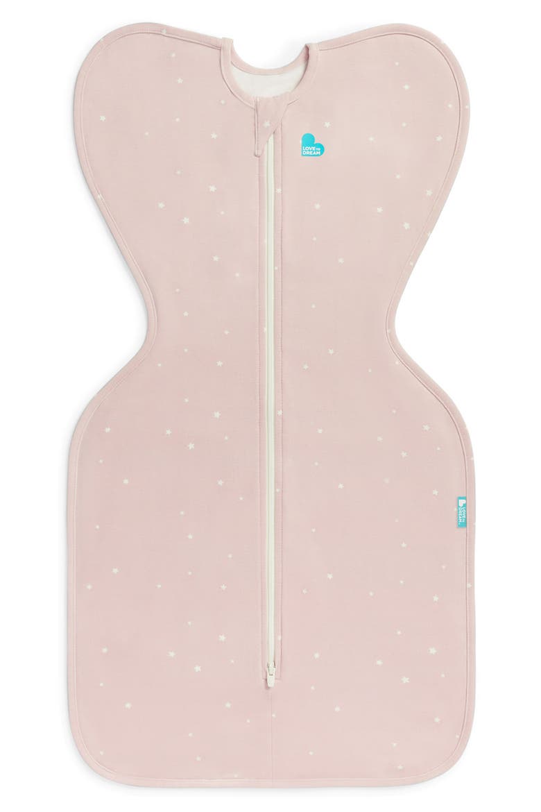 Swaddle Up™ 1.0 TOG Original Stretch Cotton Swaddle, Main, color, POWDER PINK
