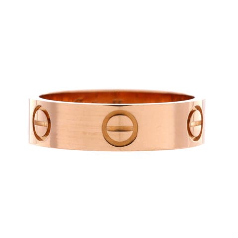 Love Band Ring 18K Rose Gold