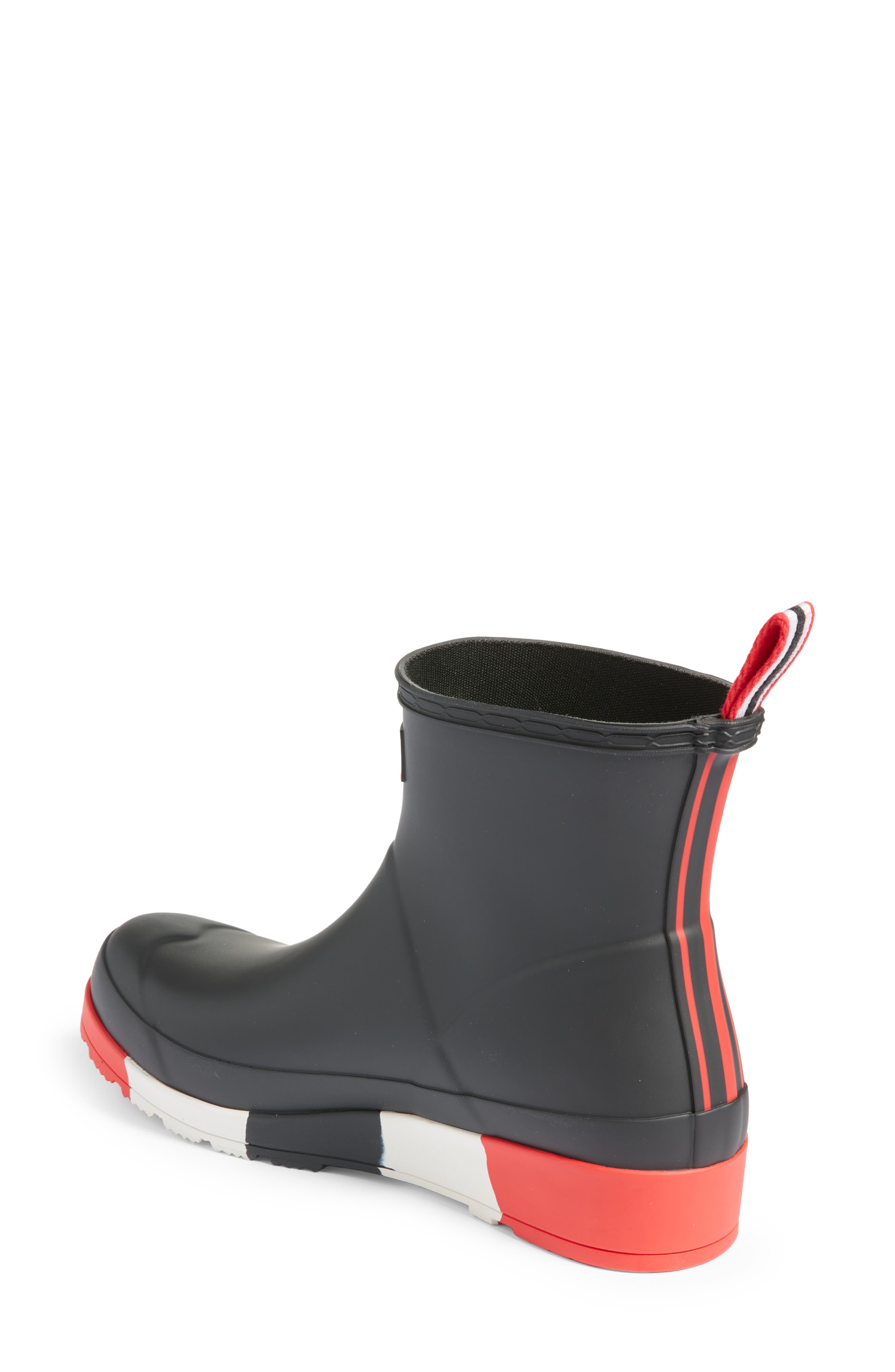 Hunter Original Play Stripe Waterproof Rain Boot, Alternate, color, 