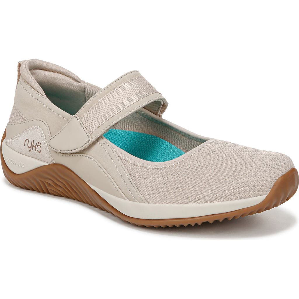 Ryka Rykä Echo Knit Mary Jane Sneaker In Terra Taupe