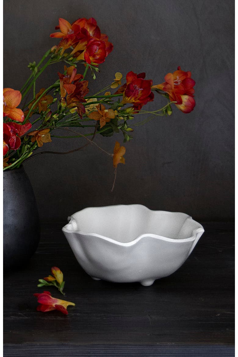 Vida Small Bowl, Alternate, color, White